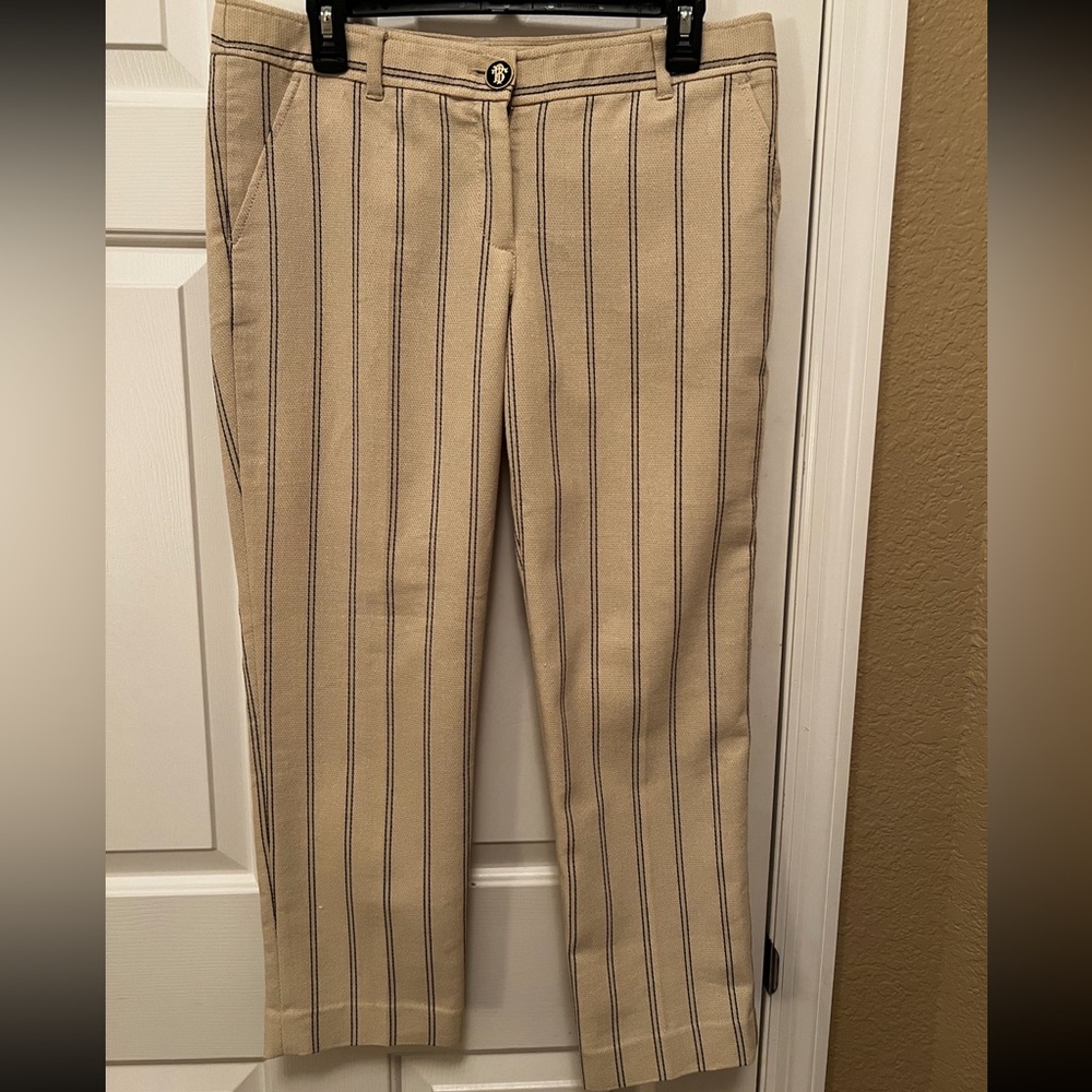 Tory Burch emmett striped ankle Pants